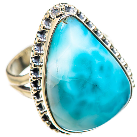 Larimar Rings handcrafted by Ana Silver Co - RING133765 - Photo 2