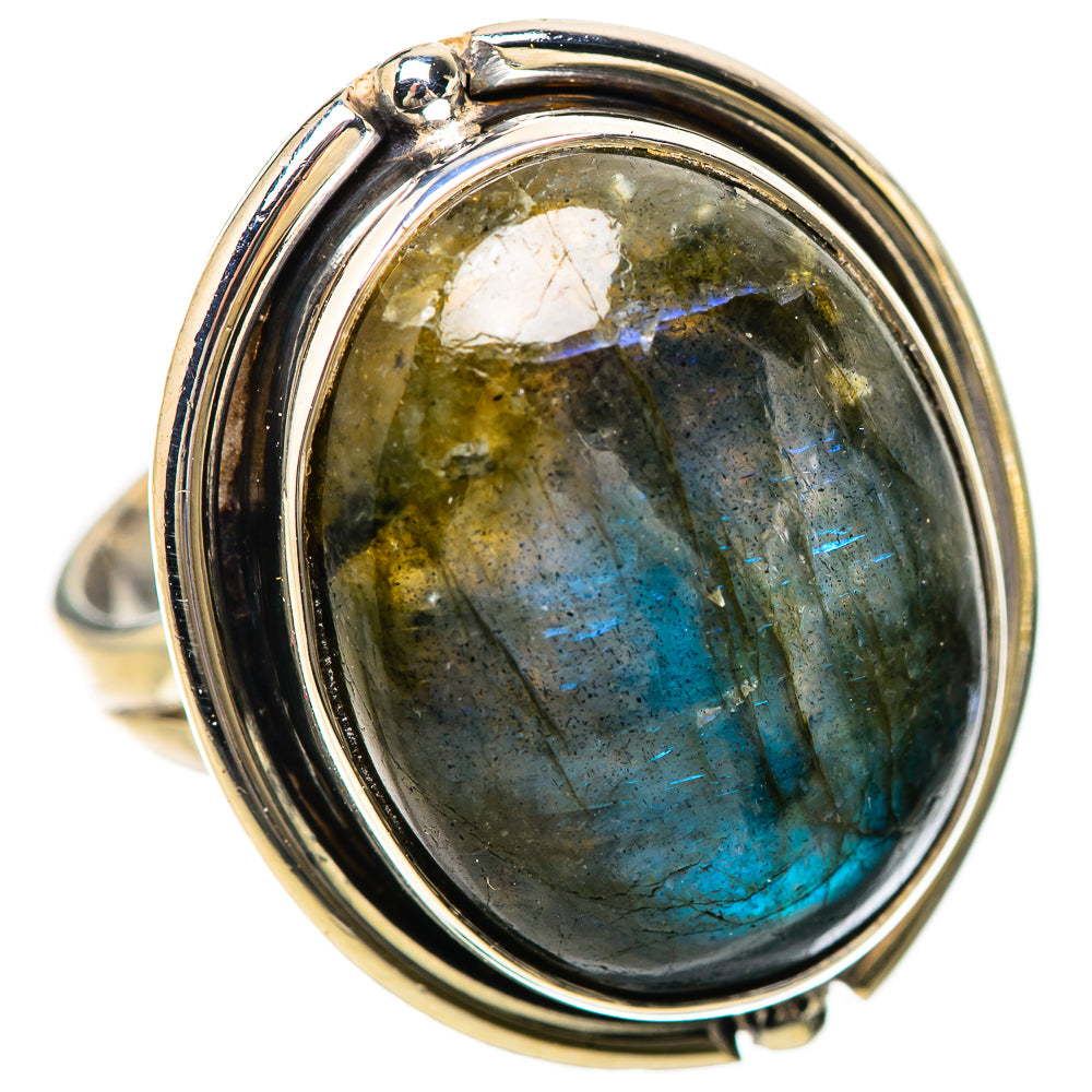 Labradorite Rings handcrafted by Ana Silver Co - RING133767 - Photo 2