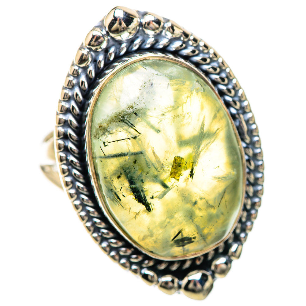 Prehnite Rings handcrafted by Ana Silver Co - RING133770 - Photo 2