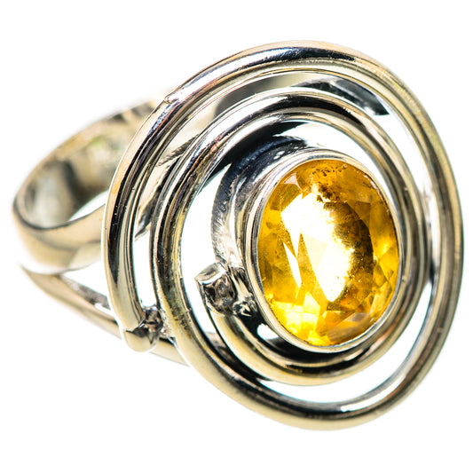 Citrine Rings handcrafted by Ana Silver Co - RING133772 - Photo 2