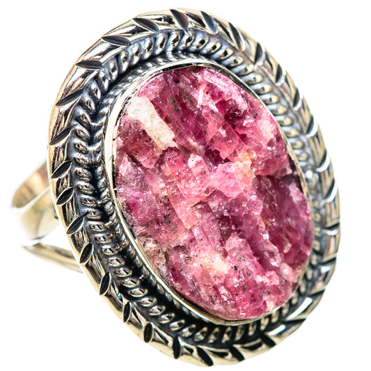 Pink Tourmaline Rings handcrafted by Ana Silver Co - RING133774 - Photo 2