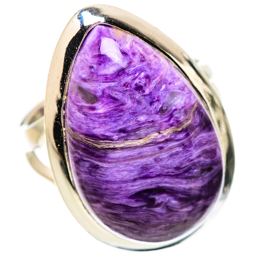Charoite Rings handcrafted by Ana Silver Co - RING133778 - Photo 2