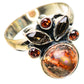 Mexican Fire Opal Rings handcrafted by Ana Silver Co - RING133788 - Photo 2
