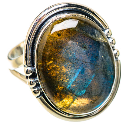 Labradorite Rings handcrafted by Ana Silver Co - RING133792 - Photo 2