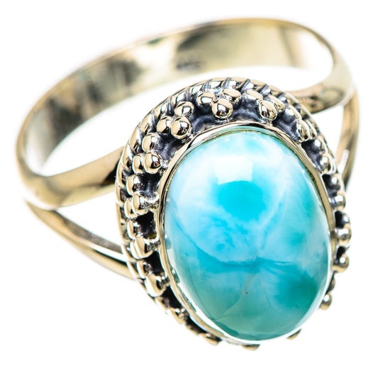 Larimar Rings handcrafted by Ana Silver Co - RING133797 - Photo 2