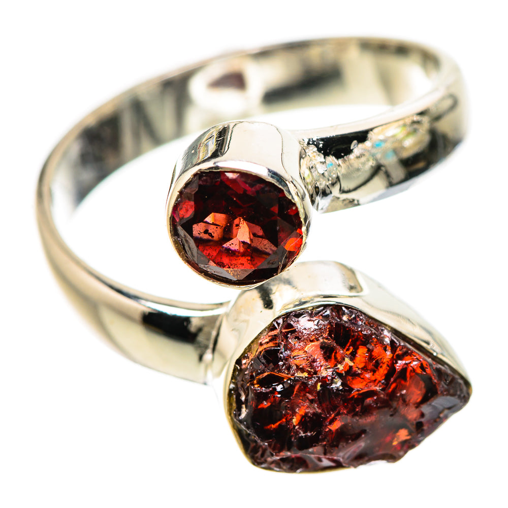 Garnet Rings handcrafted by Ana Silver Co - RING133806 - Photo 2