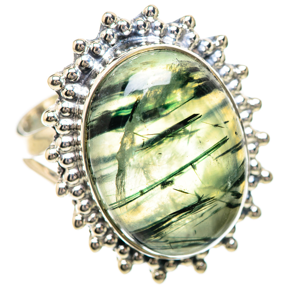 Prehnite Rings handcrafted by Ana Silver Co - RING133830 - Photo 2