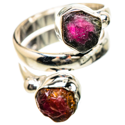Pink Tourmaline Rings handcrafted by Ana Silver Co - RING133834 - Photo 2