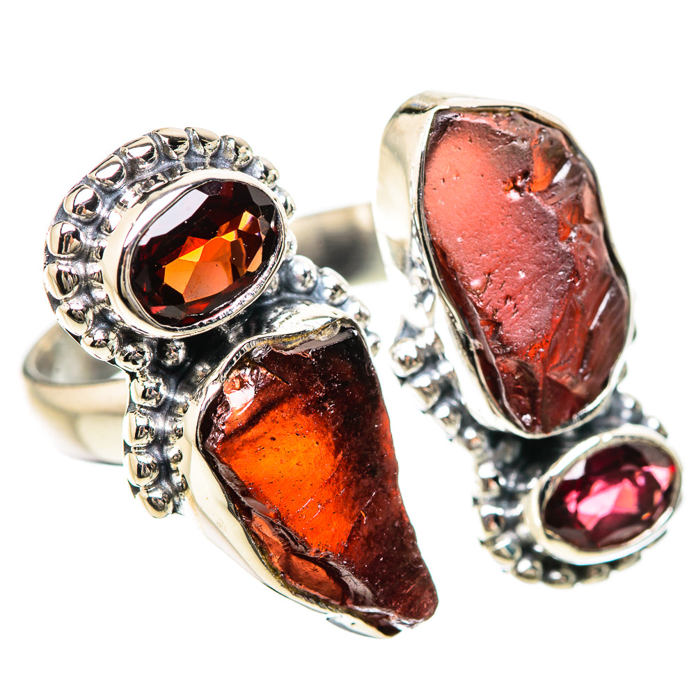 Garnet Rings handcrafted by Ana Silver Co - RING133836 - Photo 2