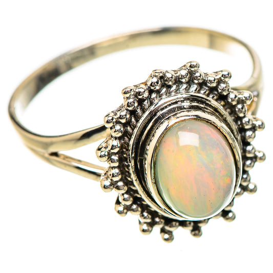 Ethiopian Opal Rings handcrafted by Ana Silver Co - RING133847 - Photo 2