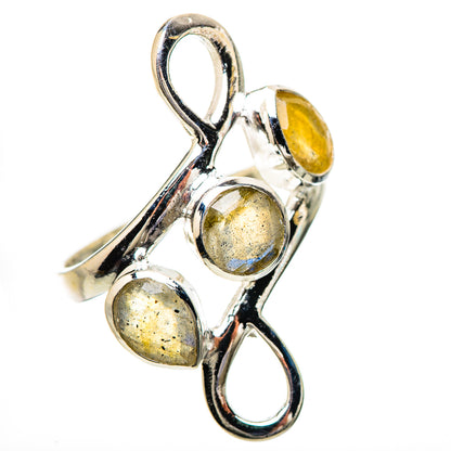 Labradorite Rings handcrafted by Ana Silver Co - RING133857 - Photo 2