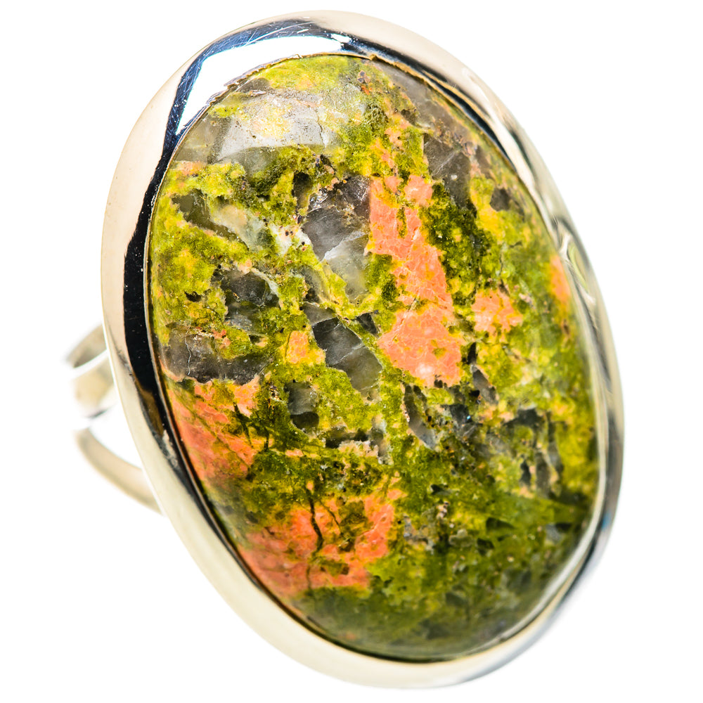 Unakite Rings handcrafted by Ana Silver Co - RING133860 - Photo 2