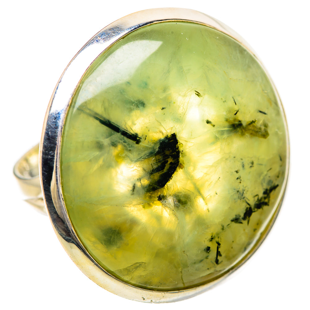 Prehnite Rings handcrafted by Ana Silver Co - RING133862 - Photo 2