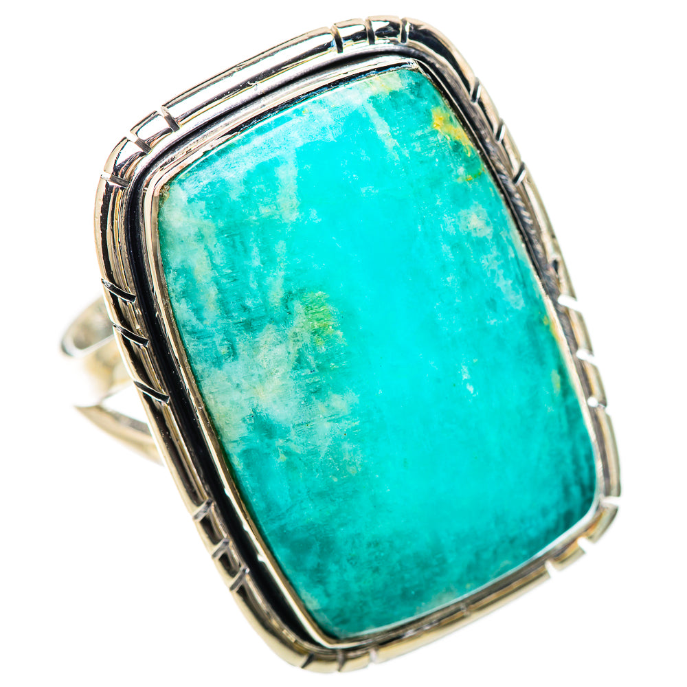 Amazonite Rings handcrafted by Ana Silver Co - RING133865 - Photo 2