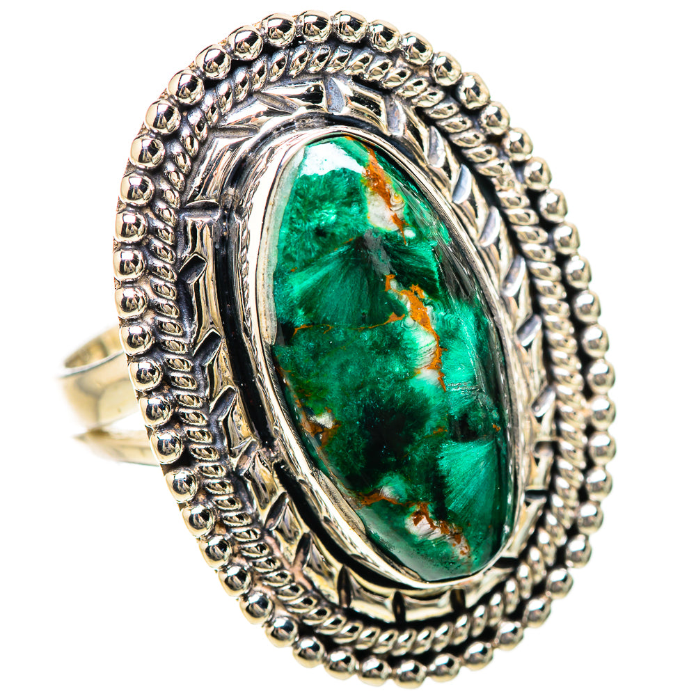 Malachite Rings handcrafted by Ana Silver Co - RING133866 - Photo 2