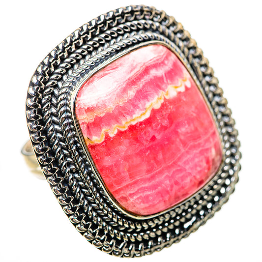 Rhodochrosite Rings handcrafted by Ana Silver Co - RING133870 - Photo 2