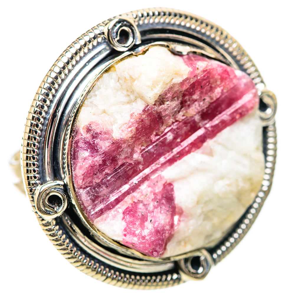 Pink Tourmaline Rings handcrafted by Ana Silver Co - RING133871 - Photo 2