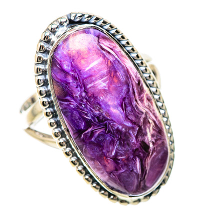 Charoite Rings handcrafted by Ana Silver Co - RING133875 - Photo 2
