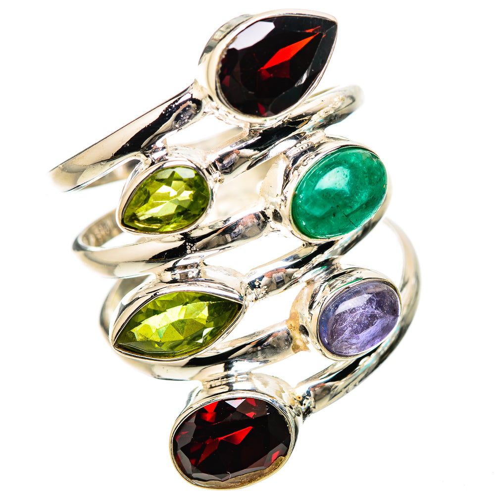 Garnet Rings handcrafted by Ana Silver Co - RING133880 - Photo 2