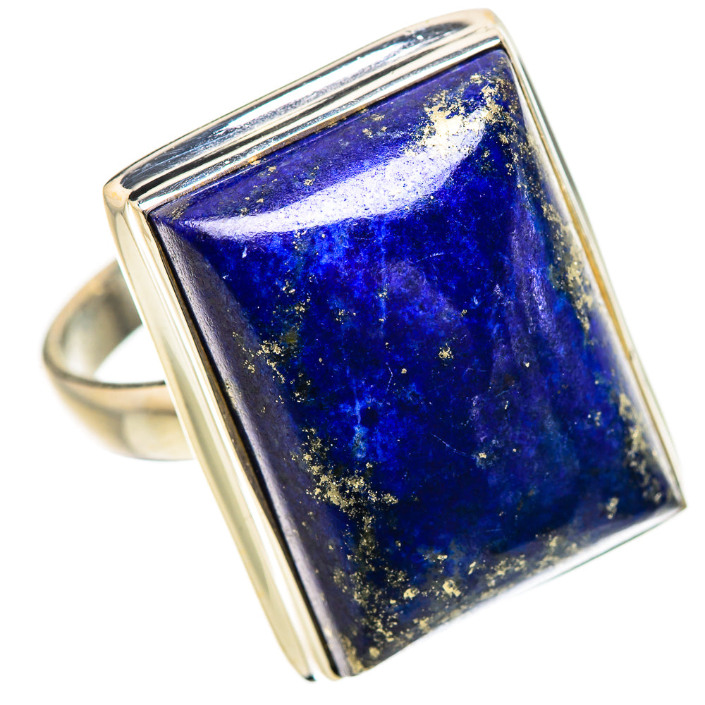 Lapis Lazuli Rings handcrafted by Ana Silver Co - RING133886 - Photo 2