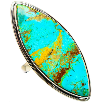 Chrysocolla Rings handcrafted by Ana Silver Co - RING133892 - Photo 2