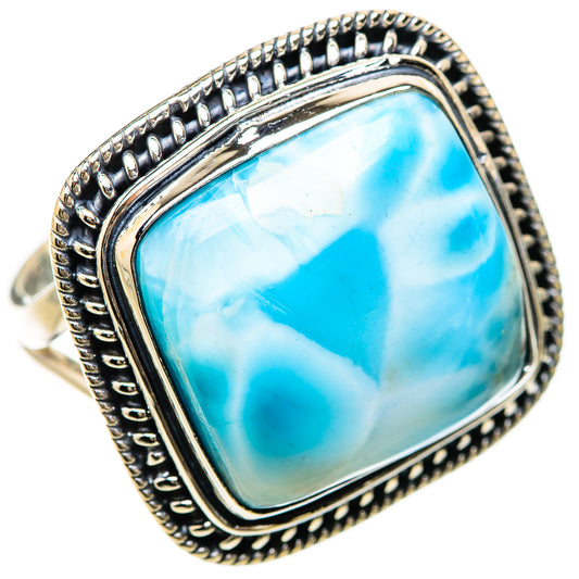 Larimar Rings handcrafted by Ana Silver Co - RING133912 - Photo 2