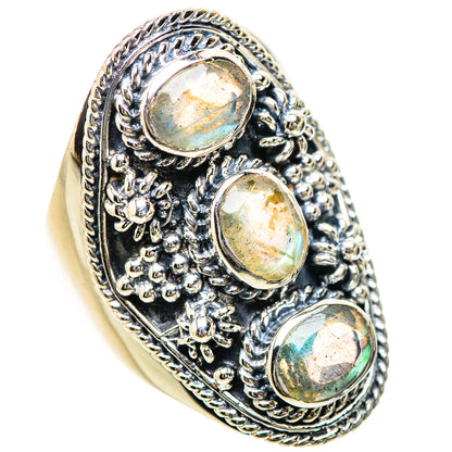 Labradorite Rings handcrafted by Ana Silver Co - RING133940 - Photo 2