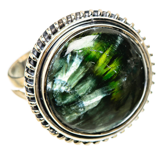 Seraphinite Rings handcrafted by Ana Silver Co - RING133941 - Photo 2
