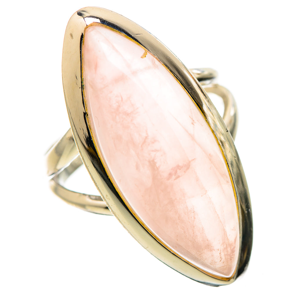 Rose Quartz Rings handcrafted by Ana Silver Co - RING133943 - Photo 2
