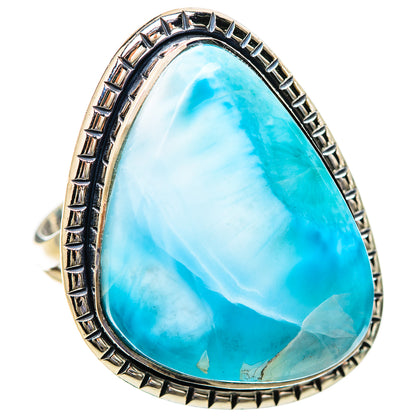 Larimar Rings handcrafted by Ana Silver Co - RING133956 - Photo 2