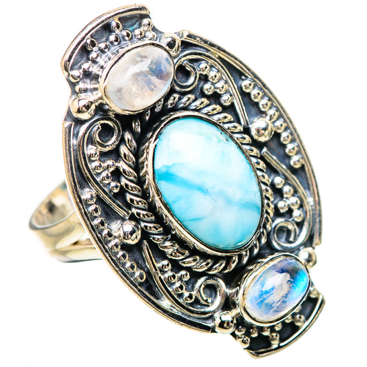 Larimar Rings handcrafted by Ana Silver Co - RING133957 - Photo 2