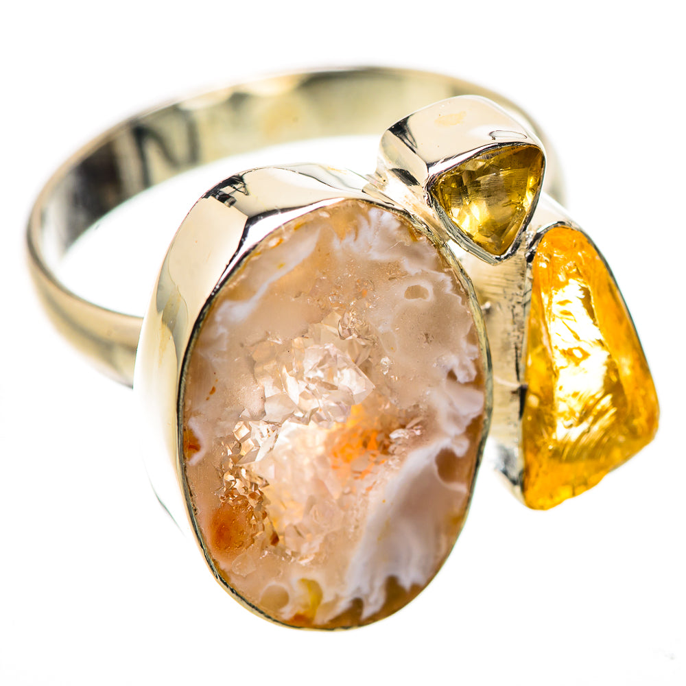 Occo Geode Slice Rings handcrafted by Ana Silver Co - RING133973 - Photo 2