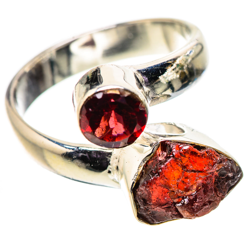 Garnet Rings handcrafted by Ana Silver Co - RING133976 - Photo 2