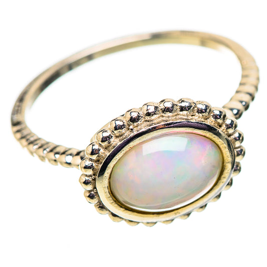 Ethiopian Opal Rings handcrafted by Ana Silver Co - RING133983 - Photo 2