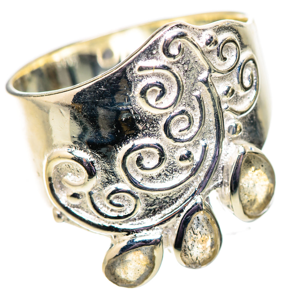 Labradorite Rings handcrafted by Ana Silver Co - RING133991 - Photo 2