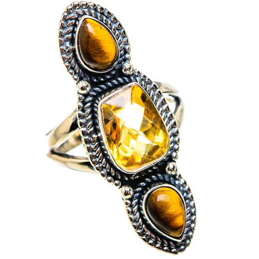 Citrine Rings handcrafted by Ana Silver Co - RING133999 - Photo 2