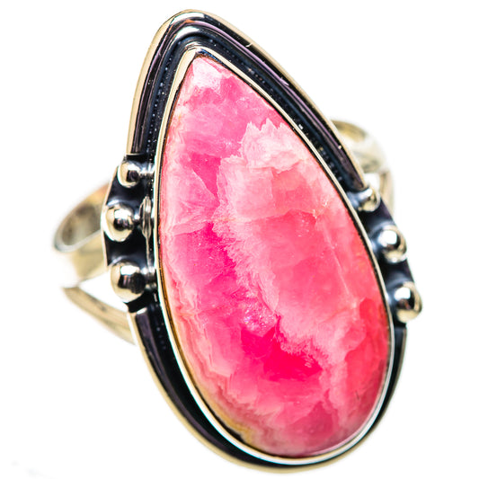 Rhodochrosite Rings handcrafted by Ana Silver Co - RING134001 - Photo 2