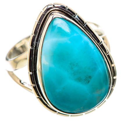 Larimar Rings handcrafted by Ana Silver Co - RING134014 - Photo 2