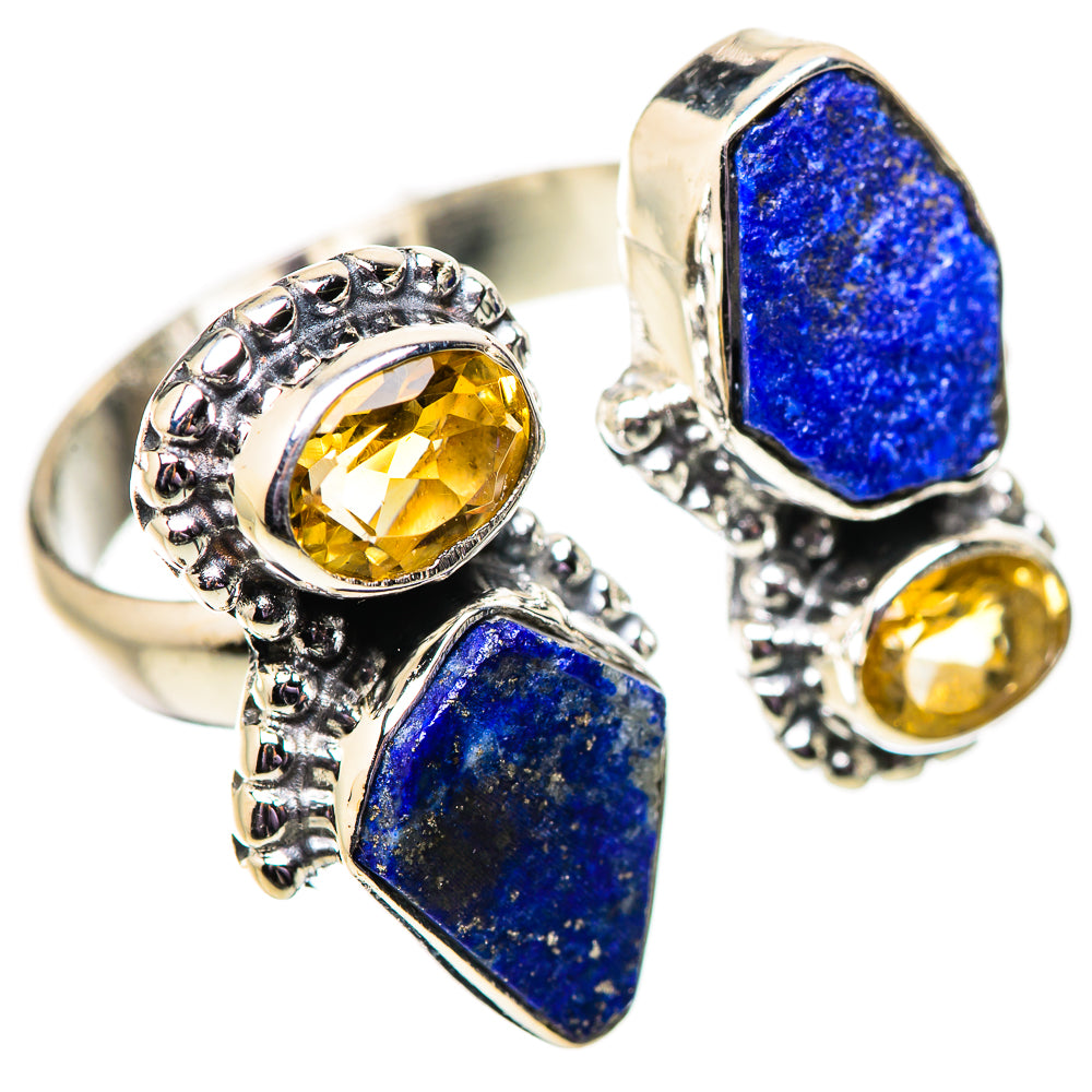 Lapis Lazuli Rings handcrafted by Ana Silver Co - RING134015 - Photo 2