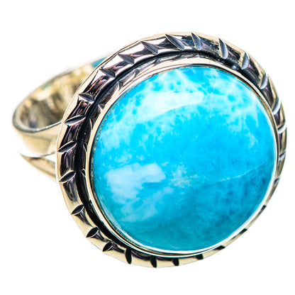 Larimar Rings handcrafted by Ana Silver Co - RING134018 - Photo 2