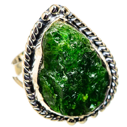 Chrome Diopside Rings handcrafted by Ana Silver Co - RING134024 - Photo 2