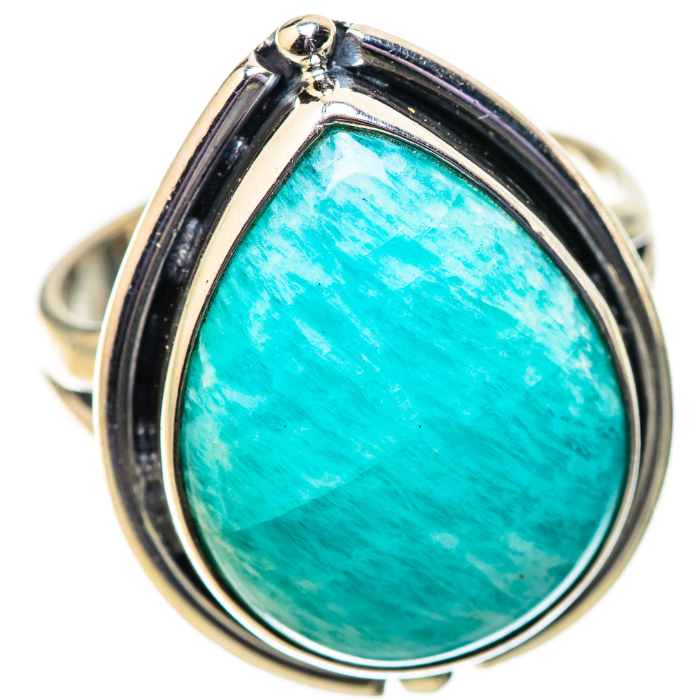 Amazonite Rings handcrafted by Ana Silver Co - RING134025 - Photo 2