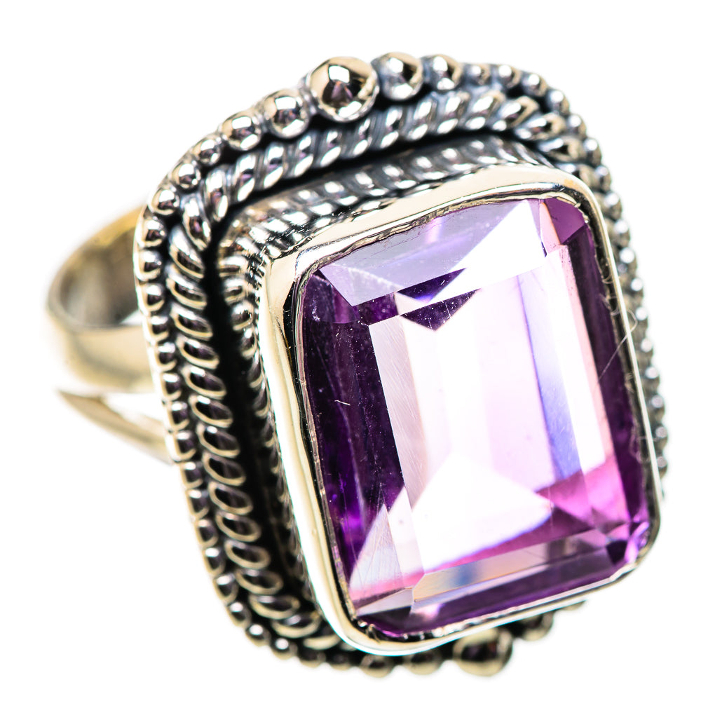 Amethyst Rings handcrafted by Ana Silver Co - RING134030 - Photo 2