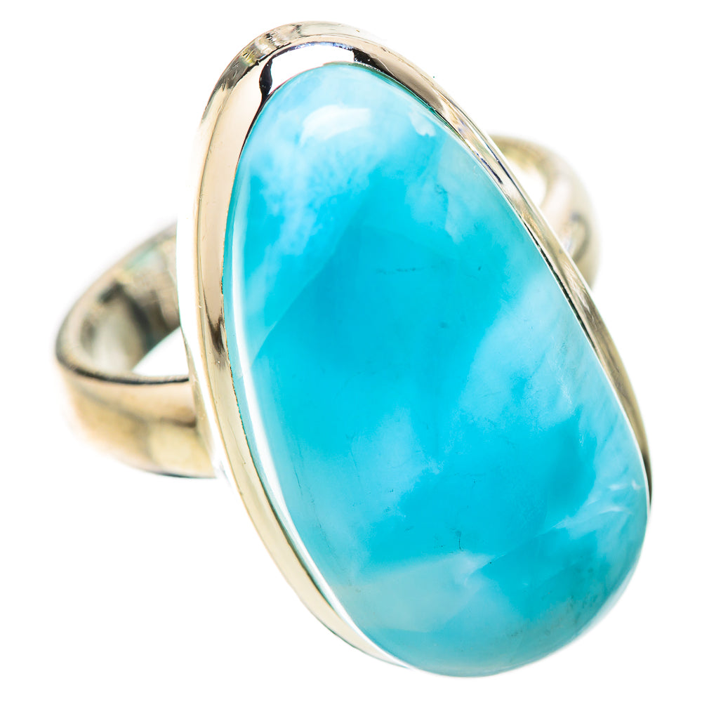 Larimar Rings handcrafted by Ana Silver Co - RING134041 - Photo 2