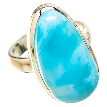 Larimar Rings handcrafted by Ana Silver Co - RING134041 - Photo 2