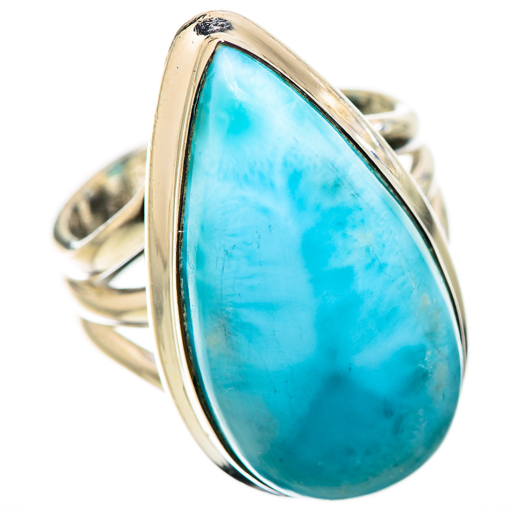 Larimar Rings handcrafted by Ana Silver Co - RING134043 - Photo 2
