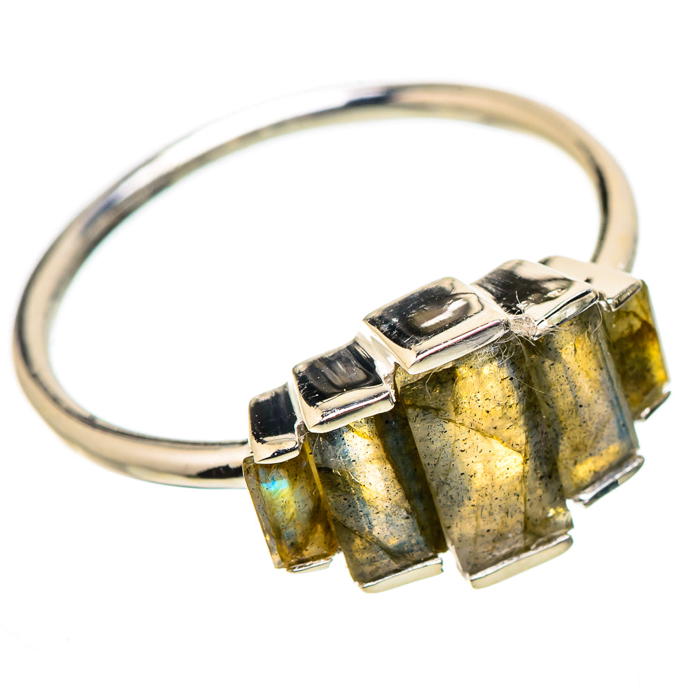 Labradorite Rings handcrafted by Ana Silver Co - RING134045 - Photo 2