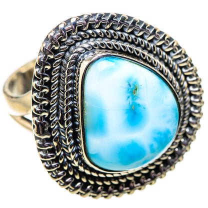 Larimar Rings handcrafted by Ana Silver Co - RING134047 - Photo 2