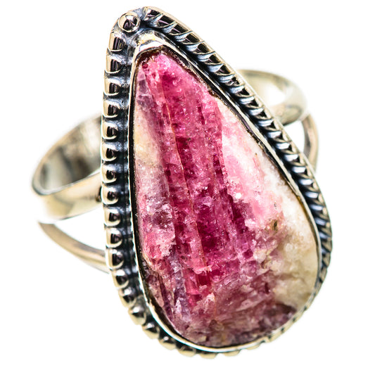 Pink Tourmaline Rings handcrafted by Ana Silver Co - RING134055 - Photo 2