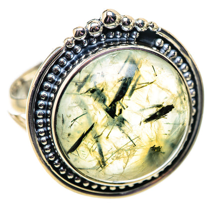 Prehnite Rings handcrafted by Ana Silver Co - RING134073 - Photo 2
